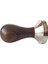 Zong Tamper Stili 58 mm Paslanmaz Çelik Taban Ahşap Saplı Sabotaj Kahve Tozu Çekiç Kahve Aksesuarları (Yurt Dışından) 4