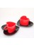 1 Adet Tarzı Aşk Seramik Çift Fincan Kahve Fincanı Fincan Tabağı Seti Kalp Şeklinde Ikindi Çayı Espresso Kahve Fincanı Fincan Tabağı Aspir Çay Bardağı Seti (Yurt Dışından) 4