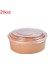 26 Oz Tarzı 20 Adet Kağıt Kapaklı Tek Kullanımlık Kraft Kağıt Kase Meyve Salatası Kasesi Kapakları Gıda Ambalaj Kapları Parti Şekerleri (16OZ 26OZ) (Yurt Dışından) 1