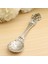 Bronz Tarzı Büyük 11,3 cm Arap Tarzı Çinko Alaşımlı Kahve Çay Karıştırma Kaşığı Antika Çay Kaşığı Kahve Kaşığı Tatlı Kaşığı Mutfak Aletleri Çatal Bıçak Takımı (Yurt Dışından) 3