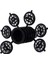 6 Kapsül Stili 6pcset Yeniden Kullanılabilir Nespresso Kahve Kapsülleri Kaşık Fırçalı Fincan Siyah Doldurulabilir Kahve Kapsülü Dolum Filtresi Cof Ware Hediye (Yurt Dışından) 4
