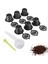 6 Kapsül Stili 6pcset Yeniden Kullanılabilir Nespresso Kahve Kapsülleri Kaşık Fırçalı Fincan Siyah Doldurulabilir Kahve Kapsülü Dolum Filtresi Cof Ware Hediye (Yurt Dışından) 5