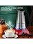 300ML Stili Moka Cof Pot Espresso Latte Percolator Stove Cof Maker Espresso Pot Italian Cof Machine ml Stainless Steel (Yurt Dışından) 2