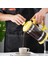 Açık Sarı Stil Paslanmaz Çelik Cam Demlik Cafetiere Fransız Kahve Çay Percolator Filtre Pres Piston L Manuel Kahve Espresso Makinesi Pot (Yurt Dışından) 3