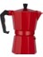 300ML 6bardak Kırmızı Stil Italyan Tarzı Alüminyum Cezve Mocha Kahve Makinesi Dayanıklı Sekizgen Pot Kahve Fincanı Cafeteira Expresso Percolator Pot (Yurt Dışından) 1