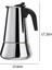 200ML Tarzı Soba Moka Cezve Paslanmaz Çelik Kahve Makinesi Moka Espresso Percolator Ocak Üstü Kahve Makinesi Pot ml (Yurt Dışından) 1