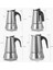 300ML Tarzı Paslanmaz Çelik Moka Cezve Soba Espresso Makinesi Moka Latte Filtre Percolator Araçları Cafetiere Mocha Kahve Makinesi Pot (Yurt Dışından) 4