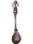 Kırmızı Bronz Tarzı Büyük 11,3 cm Arap Tarzı Çinko Alaşımlı Kahve Çay Karıştırma Kaşığı Antika Çay Kaşığı Kahve Kaşığı Tatlı Kaşığı Mutfak Aletleri Çatal Bıçak Takımı (Yurt Dışından) 1