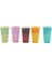 5 Adet Tarzı 5 Adet 473ML Plastik Yeniden Kullanılabilir Renk Değiştiren Soğuk Su Kapaklı Kahve Fincanları Ev Drinkware Mutfak Ürünleri (Yurt Dışından) 1