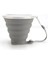 Açık Gri Tarzı 270 ml Katlanır Cuml Bpa Ücretsiz Gıda Sınıfı Su Bardağı Seyahat Silikonu Geri Çekilebilir Renkli Taşınabilir Açık Kahve Handcup (Yurt Dışından) 1