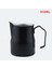 Siyah 350ML Stili Paslanmaz Çelik Süt Sürahisi Espresso Fincanları Sanat Fincan Aracı Barista El Sanatları Kahve Moka Cappuccino Latte Süt Köpürtme Sürahi Sürahi (Yurt Dışından) 1