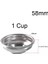 58MM 1 Bardak Sepeti Stili Kahve Sabotaj Düz Tamper Tabanı Barista Espresso Presi, Silikon Mat Dozaj Halkası Toz Bardağı (Yurt Dışından) 1