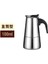 Bir Stil Paslanmaz Çelik Moka Cezve Espresso Latte Percolator Soba Kahve Makinesi Espresso Pot Italyan Kahve Makinesi Barista Araçları Sıcak (Yurt Dışından) 1