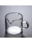 80ML Stili 100ML Çift Ağızlı Süt Sürahileri Küçük Cam Süt Bardağı Espresso Kupa Yüksek Sıcaklığa Dayanıklı Cam Süt Paylaşım Fincan Kahve Kupaları (Yurt Dışından) 4