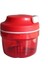 Kırmızı Stil Çok Fonksiyonlu Manuel Gıda Parçalayıcı Et Makinesi Kırıcı Blender Ev Sebze Doğrama Parçalayıcı Sarımsak Kesici Et Blender (Yurt Dışından) 1