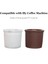 2 Adet Kahverengi Tarzı Yeniden Kullanılabilir Kapsül Doldurulabilir Kahve Kapsül Bardakları Illy Makineleri Için Uyumlu Dolum Kahve Filte (Yurt Dışından) 5