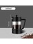 600ML Tarzı L Fransız Pres Kahve Makinesi Yüksek Borosilikat Cam Ev Kahve Bira Süt Köpüğü Köpürtücü Barista Çay Makinesi (Yurt Dışından) 1