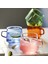 Amber Saucer 350ML Stili 200-400ML Kahve Kupa Seti ve Tabağı Yaratıcı Renkli Isıya Dayanıklı Çay Fincanı Içmek Için Kahve, Latte, Espresso Içme Kupaları (Yurt Dışından) 4