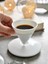 1 Adet Tarzı Nefis Italyan Espresso Fincan Yemekleri Benzersiz Yaratıcı Çift Kemik Porselen Seramik Bardak Şekilli Ev Beyaz Çay Bardağı Tabağı Seti 70M (Yurt Dışından) 2