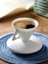 1 Adet Tarzı Nefis Italyan Espresso Fincan Yemekleri Benzersiz Yaratıcı Çift Kemik Porselen Seramik Bardak Şekilli Ev Beyaz Çay Bardağı Tabağı Seti 70M (Yurt Dışından) 5