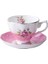 S Tarzı 170ML, Ince Kemik Çini Kahve Fincanı ve Tabağı ve Kaşık, Komik Moda Tasarımı, Zakka Tazas Cafe Espresso Fincanı, Avrupa Kahve Kupası (Yurt Dışından) 5