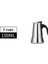 100ML-B Tarzı Avrupa Tarzı Espresso Makinesi Moka Cezve Paslanmaz STEEL304 12CU Mililitre Cappuccino Cafe Pot ile Latte Percolator (Yurt Dışından) 1