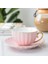 Stil1 Stil Pembe Şirin Yaratıcı Porselen Fincan ve Tabağı Seramik Sade Çay Takımları Modern Tasarım Kahve Fincanları Tazas Para Cafe (Yurt Dışından) 2