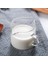 100ML Stili Ohfın Çift Ağızlı Süt Sürahileri Küçük Cam Süt Bardağı Espresso Kupa Yüksek Sıcaklığa Dayanıklı Cam Süt Paylaşım Fincan Kahve Kupaları (Yurt Dışından) 2