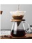 Filtre Kağıdı Stili Cezve V60 Cam Kahve Makinesi Ahşap 700MLMLML Kahve Damlatıcı ve Kahve Filtresi Için Tencere Seti Yeniden Kullanılabilir Kahve Filtreleri (Yurt Dışından) 5