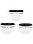 3 Adet Siyah Stil 200ML Cupping Cup Için Ölçme Takım Seramik Kahve Fincanı U-Şekilli Kahve Değerlendirme Fincan Ölçme Kasesi (Yurt Dışından) 1