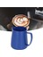 400ML Tarzı Paslanmaz Çelik Kahve Fincanı Süt Sürahi Mavi Latte Köpüren Fincan 400MLML, Mutfak Ofis Mağazası Için Damlamayan Su Çıkışlı (Yurt Dışından) 5