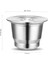 2pc-Ti Tarzı Icafilas Paslanmaz Çelik Kahve Makinesi Doldurulabilir Kahve Kapsülü Nespresso Makinesi Için Yeniden Kullanılabilir Filtre Cafeteira A (Yurt Dışından) 2
