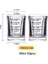60ML-2 Adet Tarzı 60ML Gözlük Kare Atış Bardak Ölçekli 60 ml Espresso Ons Pişirme Ölçme Çift Ölçüm Kahve Malzemeleri Latte Trompet Espresso (Yurt Dışından) 1