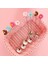 Pembe Altın 2 Adet Tarzı Donut Tasarım Paslanmaz Çelik Kahve Kaşığı Meyve Çatalı Karıştırma Süt Çay Kaşığı Tatlı Meyve Kaşığı Mutfak Sofra 12CM (Yurt Dışından) 4
