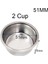 51MM 2 Kupa Stili Filtre Kahve Portafiltre Fincan mm Filtre Sepeti Kahve Kaşığı Dozaj Halkası Fırça Süt Fincan Havlu Mat Aksesuarlar (Yurt Dışından) 1