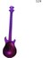Mor Gitar Tarzı 1 Adet Paslanmaz Çelik Karikatür Gitar Kaşığı Yaratıcı Süt Kahve Kaşığı Dondurma Şeker Çay Kaşığı Aksesuarları Içme Araçları (Yurt Dışından) 1
