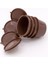 Turuncu Tarzı 4 Adet Yeniden Kullanılabilir Kahve Kapsül Filtre Fincan Kahve Kapsül Filtreleri Nespresso Dolce Gusto Kaşık ve Fırça ile Dolcegusto Kapsülleri (Yurt Dışından) 4