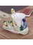 Yeşil Stil Avrupa Tarzı Seramik Kahve Fincanı Yaratıcı Kemik Çini 3D Emaye Renkli Porselen Çay Fincan Tabağı ve Kaşık Seti Drinkware (Yurt Dışından) 2