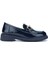 Kadın Vegan Lacivert Loafer Ayakkabı 817 1000 Bn Ayk SK24-25 Lacı Acma 1