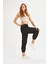 Kadın Deri Içi Velvet Kadife Jogger Siyah Pantolon 3