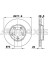 AE0153 Ön Fren Disk Aynası Havalı Mazda 5 05-Mazda 3 03-10 277X4 C24Y3325XC9A 1