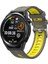 Galaxy Watch Active 2 40MM Krd-55 Uyumlu Kordon Zore - Gri-Sarı 1
