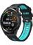 Galaxy Watch Active 2 40MM Krd-55 Uyumlu Kordon Zore - Gri-Sarı 2