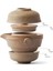 D Tarzı Çin Kung Fu Çay Seti 1 Çaydanlık 2 Çay Fincanı Seyahat Seramik Çömlek Çay Bardak Teaware Açık Çay Bardak Çay Töreni (Yurt Dışından) 5