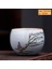 C2 Tarzı Çin Antika Seramik Çay Fincanı Ru Fırın Buz Kırık Sır Çay Bardağı Kişisel Tek Fincan Çay Kase Özelleştirilmiş Ev Drinkware (Yurt Dışından) 1