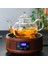 1000 ml Tarzı Isıya Dayanıklı Çiçek Çay Potu Demlik ile Yüksek Borosilikat Cam Çay Fincanı Kung Fu Çay Seti Büyük Kapasiteli Su Isıtıcısı Gaz Sobası Çaydanlık (Yurt Dışından) 3