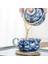 Bir Stil 12X5.5CM 140ML Çin Mavi ve Beyaz Porselen Fuar Fincan El Yapımı Seramik Çay Süzgeç Filtre Çay Fincanı Çin Çay Seti Aksesuarları Drinkware (Yurt Dışından) 4