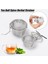 11CM Tarzı Çay Kilitleme Topu Için Yeniden Kullanılabilir Süzgeç Mesh Baharat Bitkisel Demlik Filtre Difüzör Paslanmaz Çelik Klip (Yurt Dışından) 2