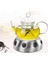 Gümüş Kahve Paslanmaz Çelik Isıtma Tabanı Ev Mum Pratik Yuvarlak Çaydanlık Isıtıcı Ofis Teaware Ayrılabilir Soba Tutucu (Yurt Dışından) 4