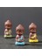 A2- 4.8x5.5cm Stili Yaratıcı Mor Kil Çay Pet Süsleme Güzel Küçük Buda Keşiş Heykelcik El Yapımı Heykel Çay Seti Dekor Bahçe Bonsai Sanat (Yurt Dışından) 4